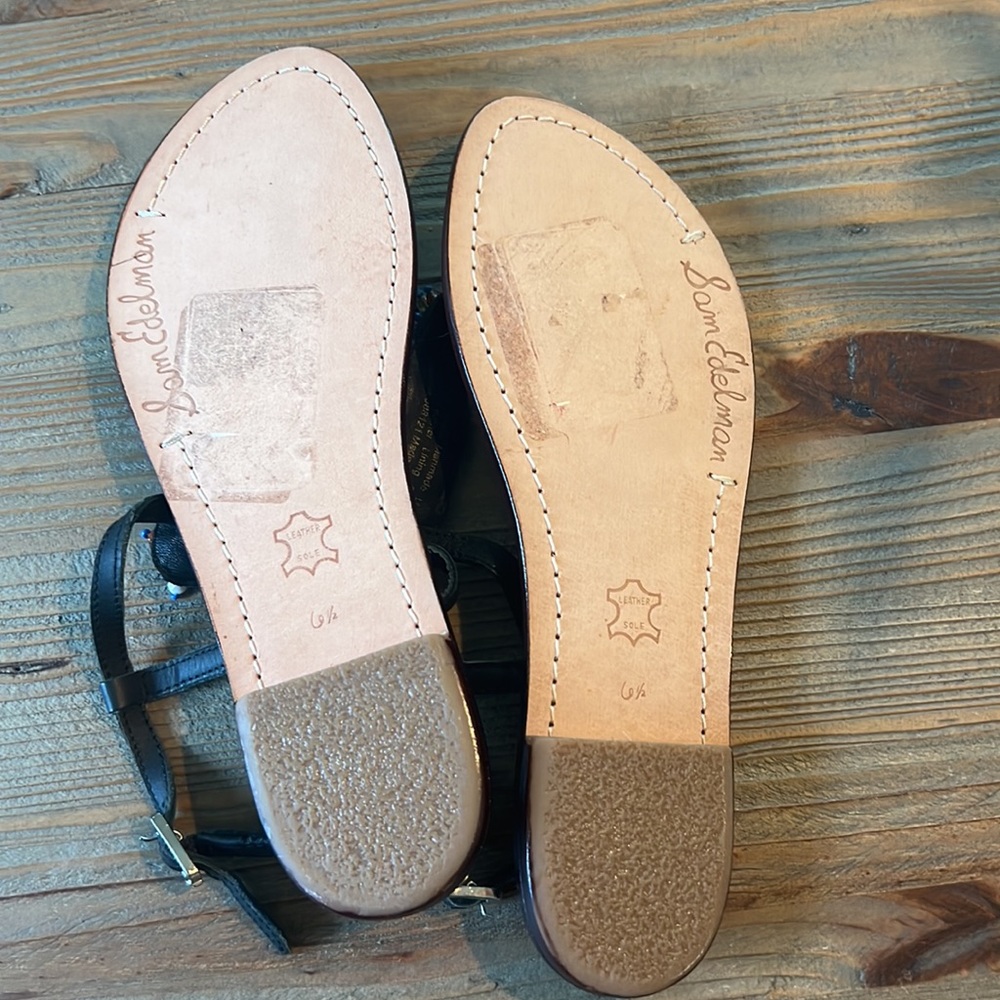 Sam Edelman Gabrielle Beaded Shell Thong Sandals New - Picture 4 of 7